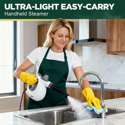 Handheld Steam Cleaner with 12 Accessories | Home & Car