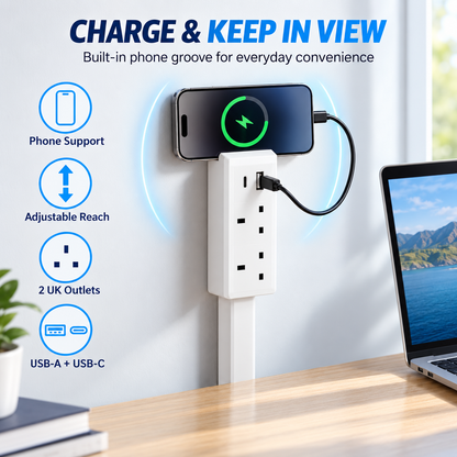🔥 Limited-Time 49% OFF🔌 Extendable Outlet Extender with Rotating Base & USB-A/USB-C Charging