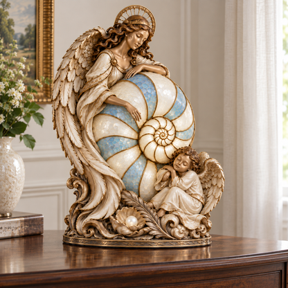 🌊 Moon Tide Mermaid Nautilus Lamp™ – Enchanting Ocean Glow for Your Home