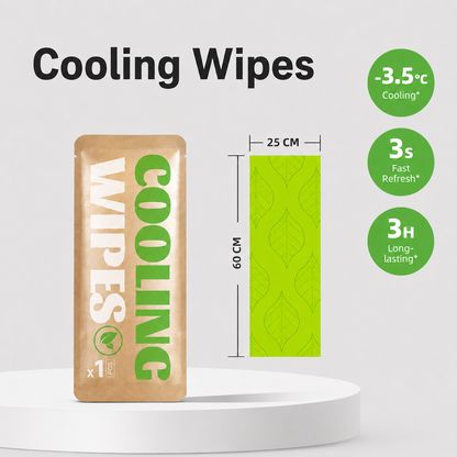 Cooling Towels & XL Menthol Wipes for Hot Weather Relief