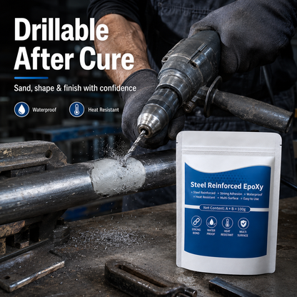 Two-Part Epoxy Putty 🔧 Fix Cracks & Leaks Fast — Strong Waterproof Repair Putty 💧✨
