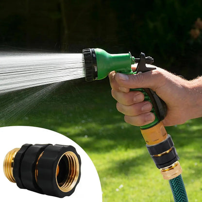 VeroFlow™ 1-Second Snap Hose Connector Kit – Premium 3/4" Aluminum Quick Connect Fittings – Precision Leak-Free Design 🌊🛡️