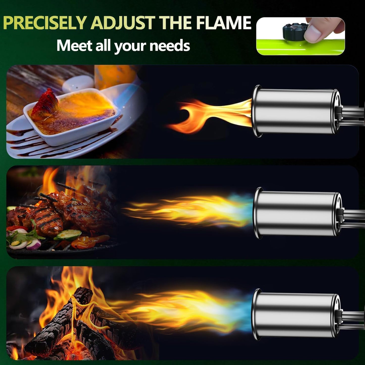 MaxFire Propane Torch | Professional Heavy-Duty Blow Torch for Searing, BBQ & Outdoor 🔥🍖