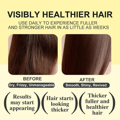 Hair Oil Spray, with Jojoba & Shea Butter, Clear Conditioning Oil for Dry & Curly Hair, Detangling, Styling, Moisturizing for Women & Men