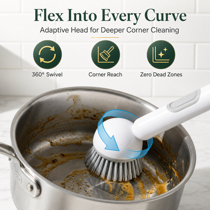 🔥LAST DAY 49% OFF-360° Rotating Soap Dispensing Dish Brush