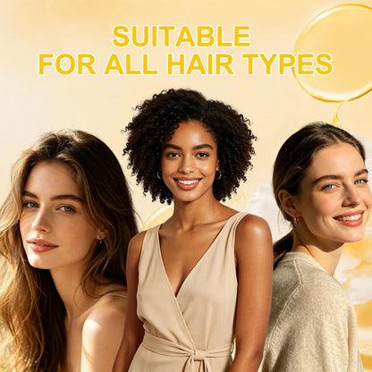 Hair Oil Spray, with Jojoba & Shea Butter, Clear Conditioning Oil for Dry & Curly Hair, Detangling, Styling, Moisturizing for Women & Men