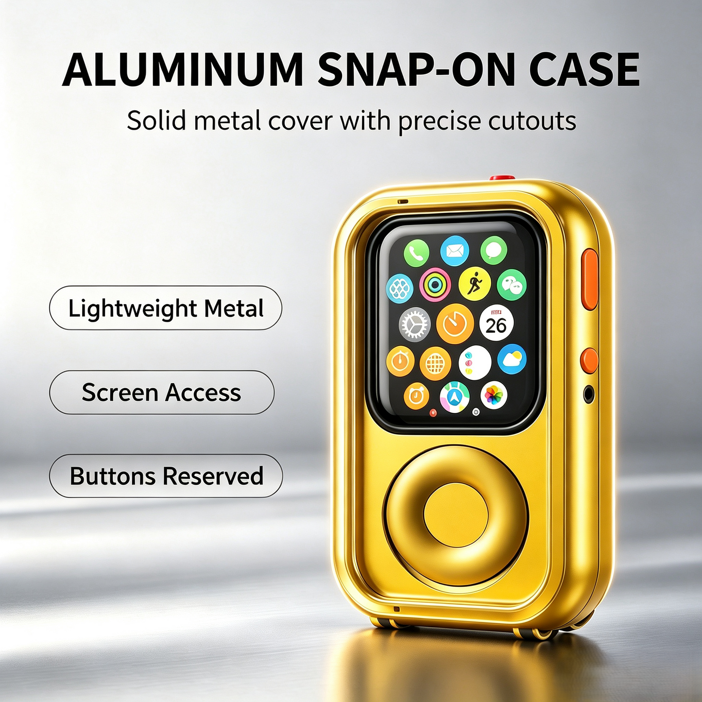 RePod Aluminum Alloy Protective Case for Watch Series The Classic iPod Reborn on Your Watch