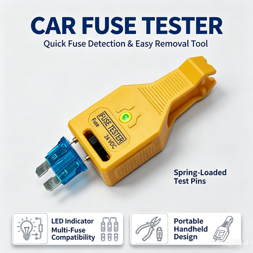 2 in 1 24V DC Car Fuse Tester and Fuse Puller, Automotive Fuse Checker Tool