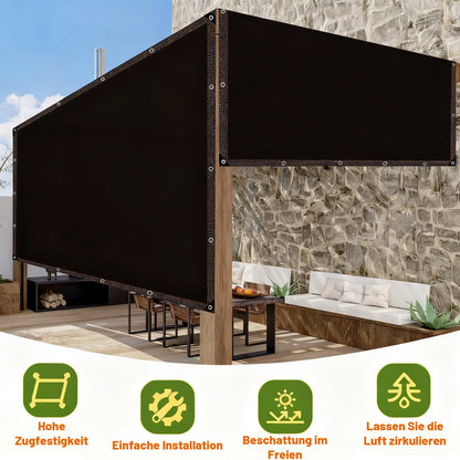 90% Blackout Cloth - 10x13ft UV-Resistant Shade Net