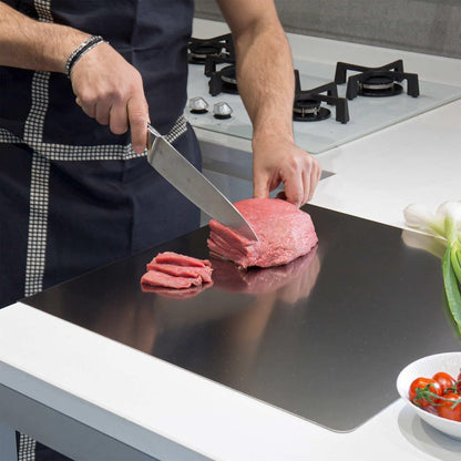 💥Limited Time 49% Off!Stainless Steel Cutting Board, Hygienic & Easy to Clean