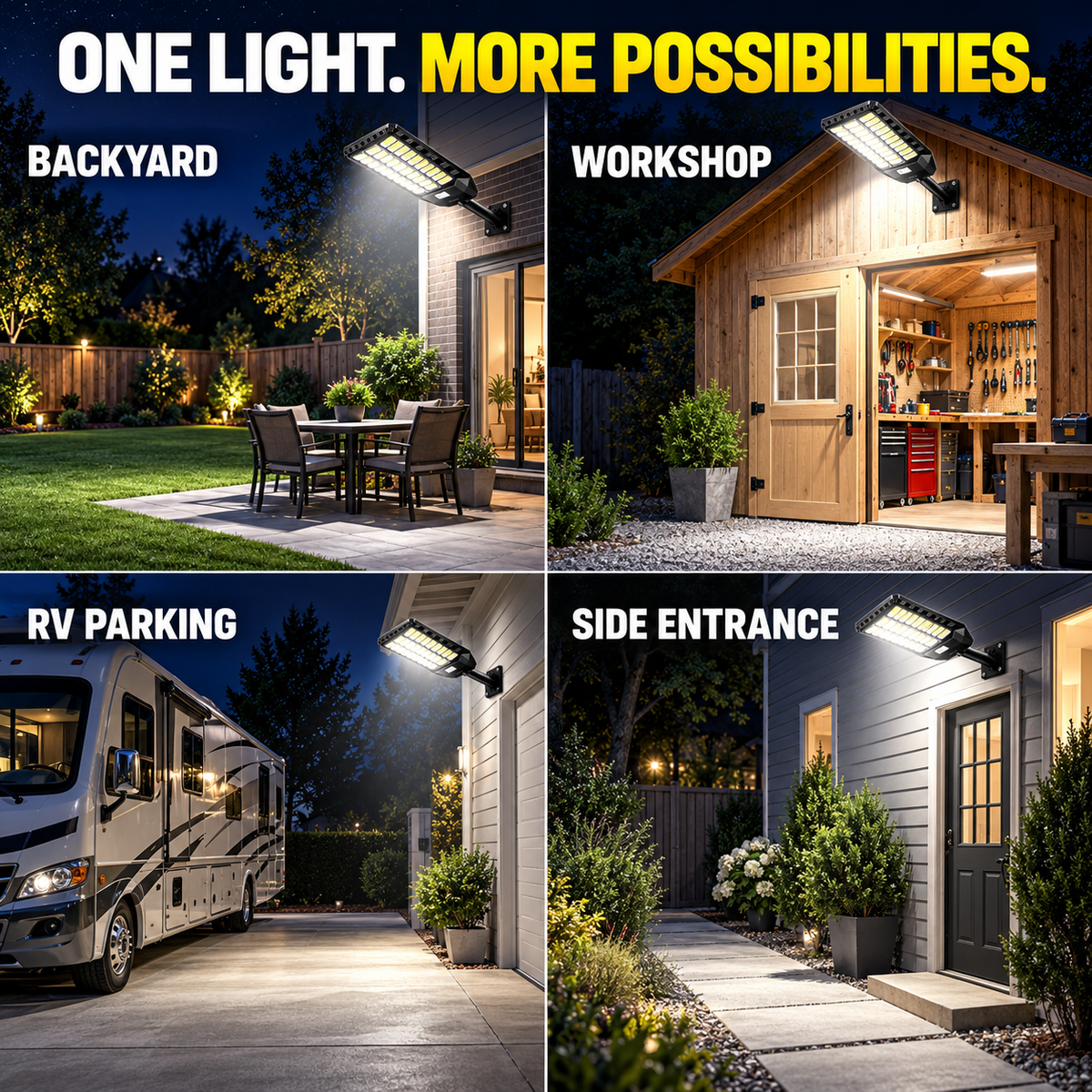 ⏰Limited Time 50% OFF☀️ Ultra Bright Solar LED Street Light System✨ Solar-Powered & Energy-Saving