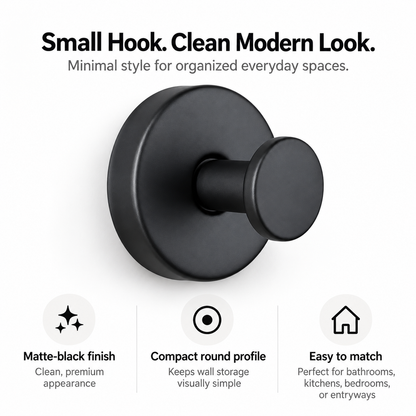 ⏰ LIMITED TIME 49% OFF 🖤 4PCS Stainless Steel Twist-Lock Suction Hooks | No-Drill Removable Wall Storage