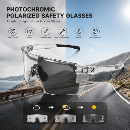 VeroOptix™ Pro Photochromic Sunglasses | Intelligent Light-Transition Polarized Aviators