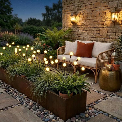 🪻💡Outdoor Solar Firefly Garden Lights Waterproof 4/8 Pack