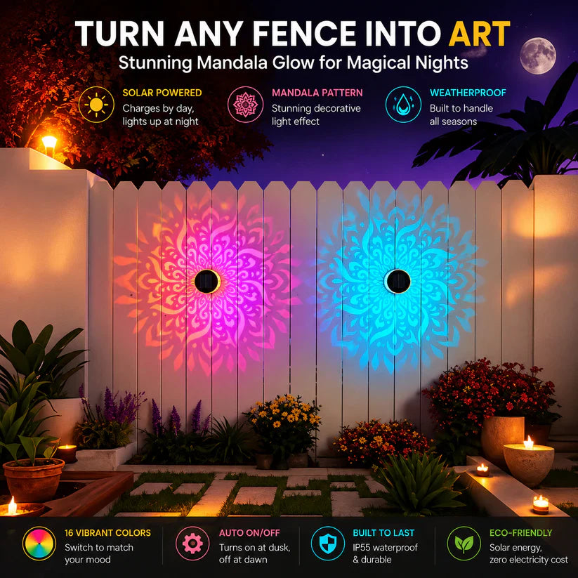 💡2026 New Solar Mandala Lights