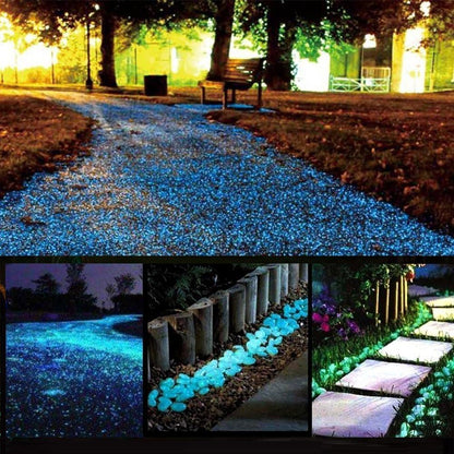 💥Hot SALE 48%OFF💥🌈Colorful Glow-in-the-Dark Garden Stones