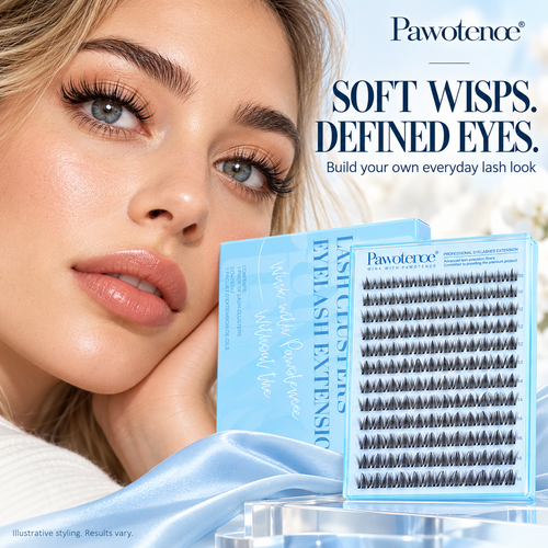 Pawotence Ultra-Thin DIY Lash Clusters | D-Curl Spider Lashes