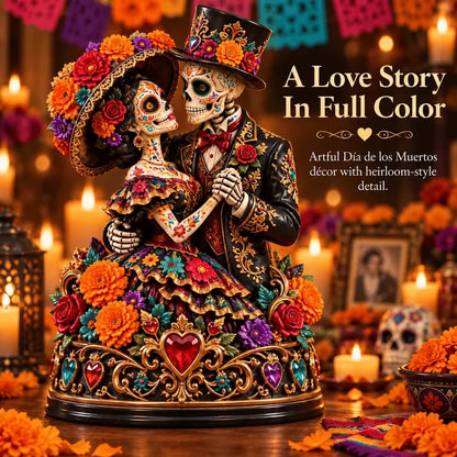 ⚡ 50% OFF💀 Eternal Dance Skeleton Couple Figurine🖤 Romantic Gothic Decor & Gift