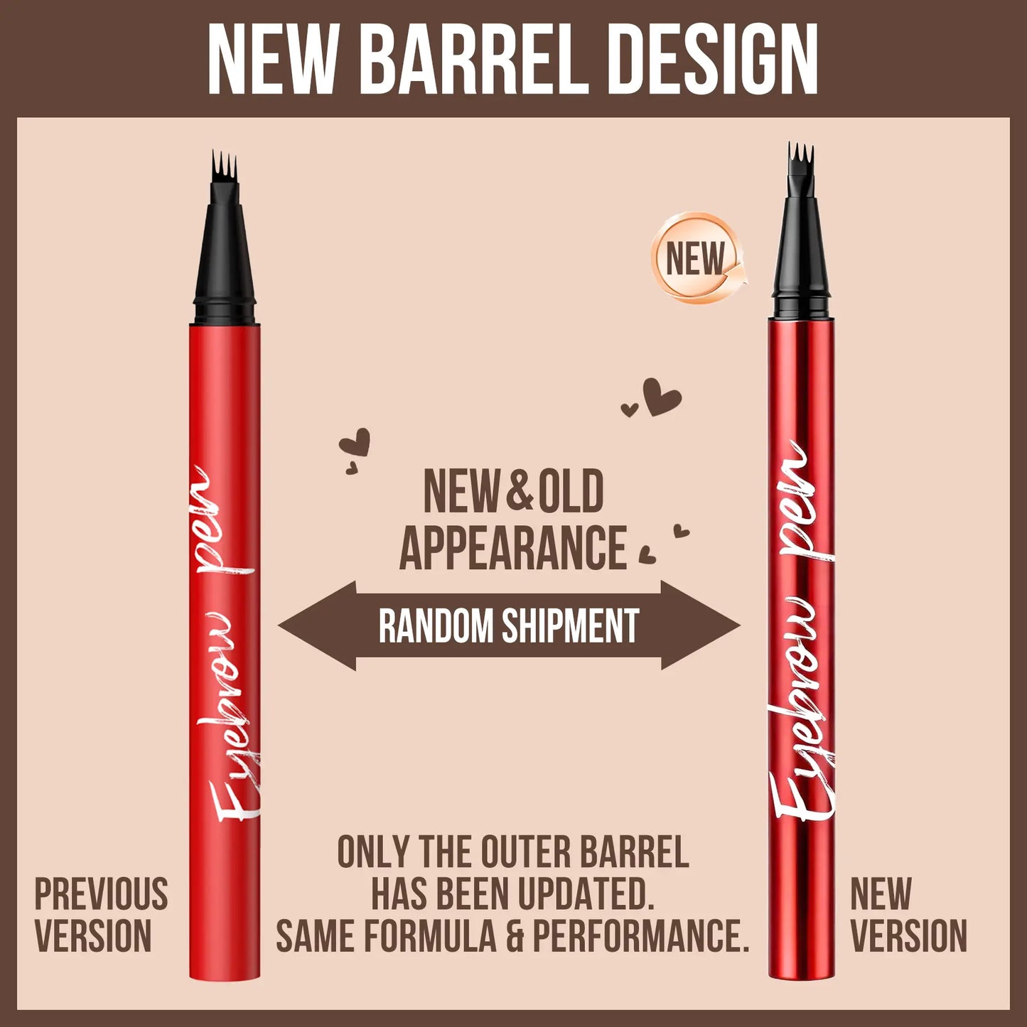 2-Pack Eyebrow Pens – Natural Hair-Like Strokes