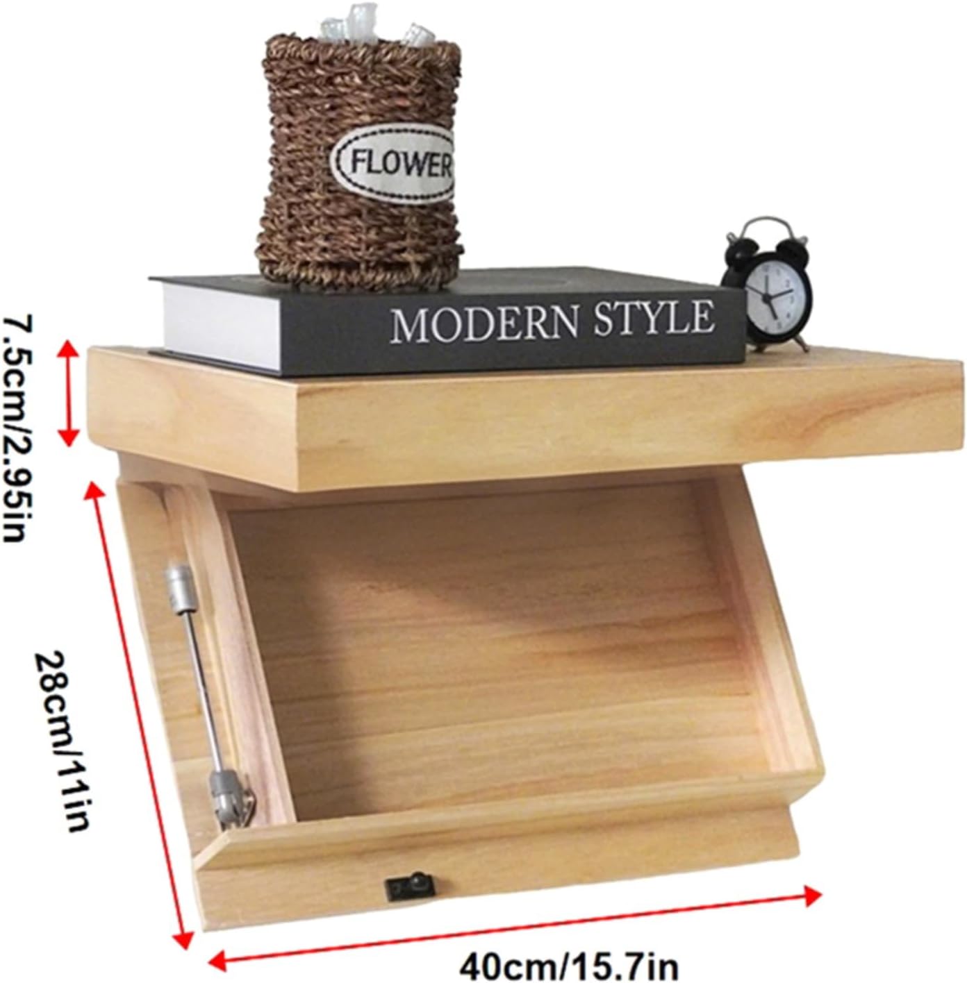 🔒 Concealed Floating Shelf