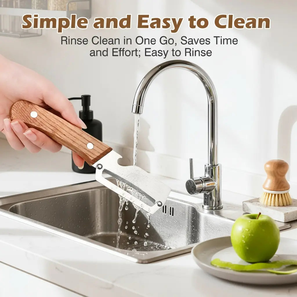 HOT SALE🔥 Household Stainless Steel Sharp Peeler with Built-In Bottle Opener for Fruits & Vegetables