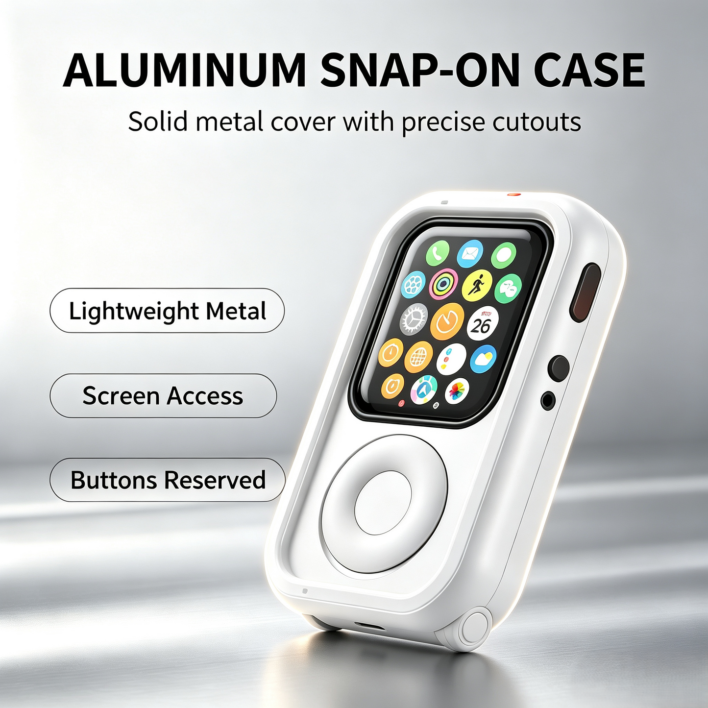 RePod Aluminum Alloy Protective Case for Watch Series The Classic iPod Reborn on Your Watch
