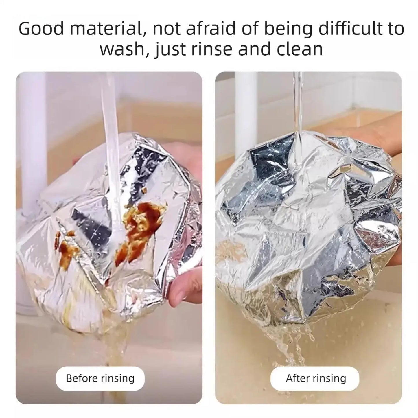 KeepFresh™ Aluminum Foil Food Cover 🍲✨
