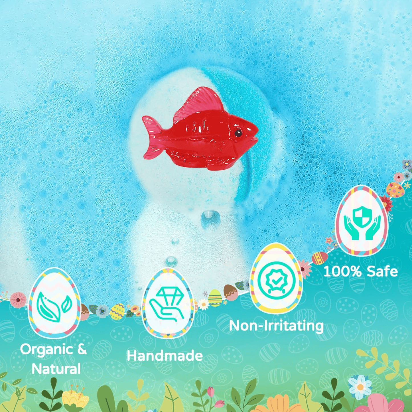 🔥LAST DAY 55% OFF - 🛁✨Natural Bath Bombs for Kids with Mega Bubbles & Surprise Inside🦄 Same as in the video