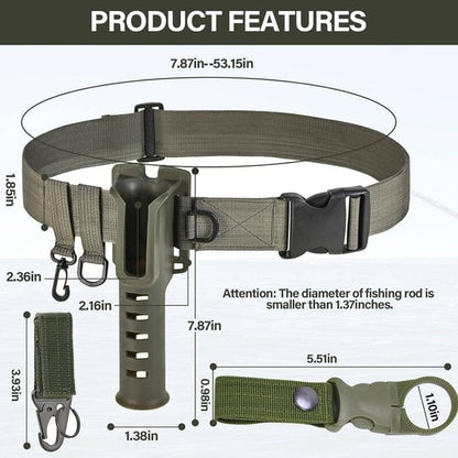 🎣Summer Sale-50% OFF🐠Fishing Rod Holster,Professional fishing assistant