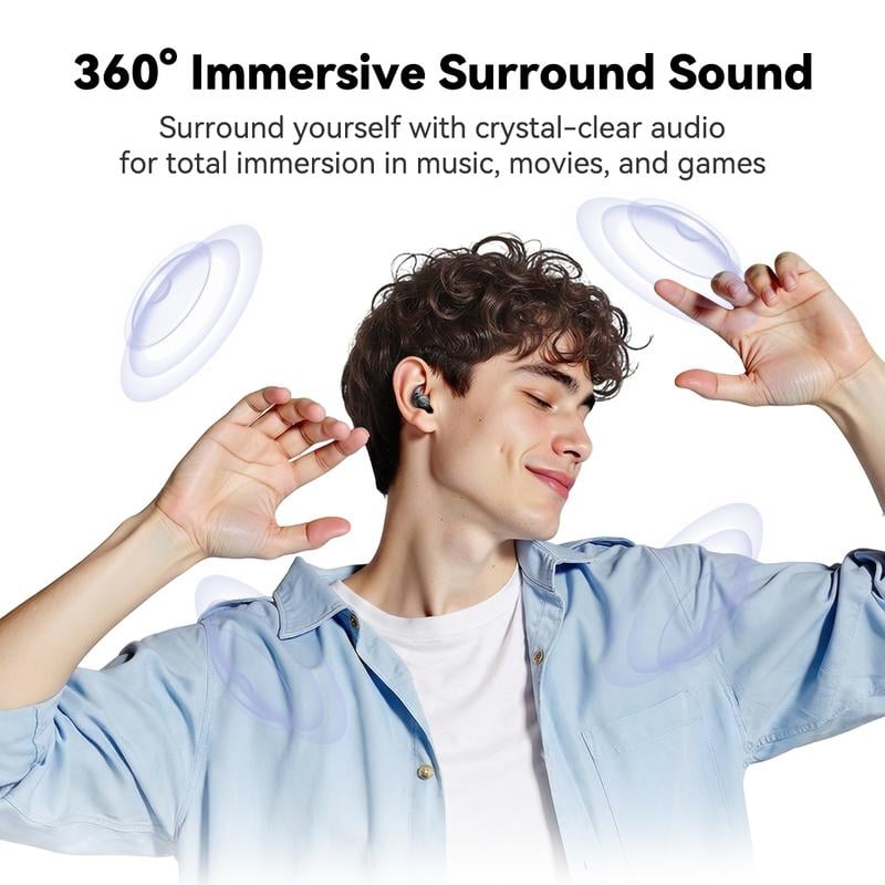 🔥LAST DAY 50% OFF🔥Bluetooth Wireless Earbuds Sleep Earphones