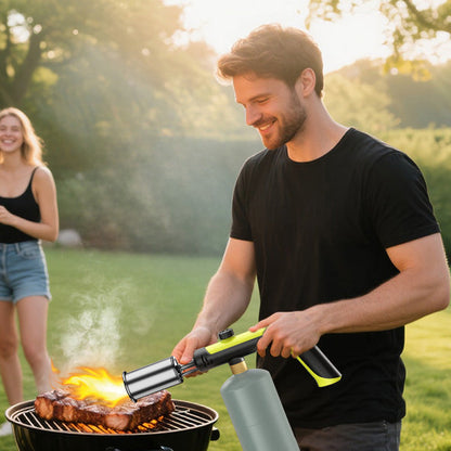 MaxFire Propane Torch | Professional Heavy-Duty Blow Torch for Searing, BBQ & Outdoor 🔥🍖