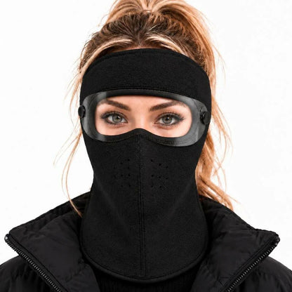 ❄️Winter Fleece Face Mask with Detachable Clear Shield