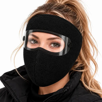 ❄️Winter Fleece Face Mask with Detachable Clear Shield