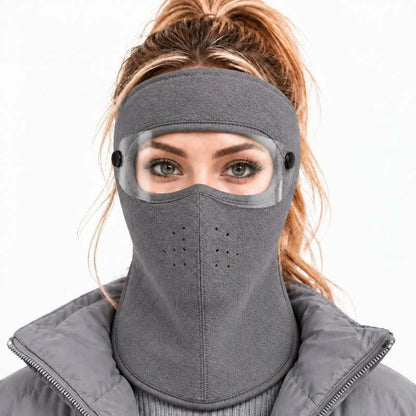 ❄️Winter Fleece Face Mask with Detachable Clear Shield