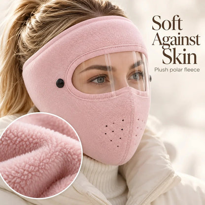 ❄️Winter Fleece Face Mask with Detachable Clear Shield
