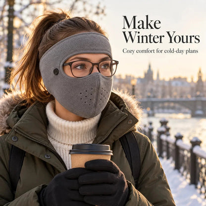 ❄️Winter Fleece Face Mask with Detachable Clear Shield