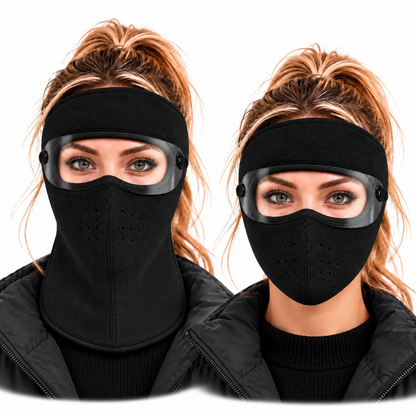 ❄️Winter Fleece Face Mask with Detachable Clear Shield