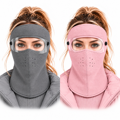 ❄️Winter Fleece Face Mask with Detachable Clear Shield