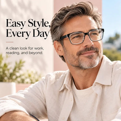 Unisex Progressive Reading Glasses, Photochromic Color Changing Lenses With Blue Light Filtering 👓