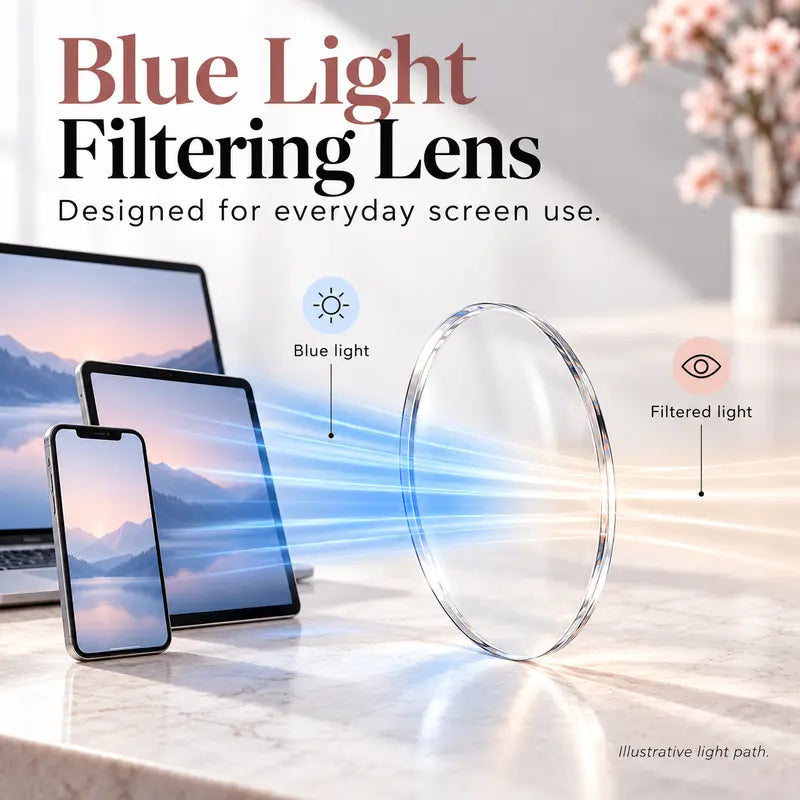 Unisex Progressive Reading Glasses, Photochromic Color Changing Lenses With Blue Light Filtering 👓