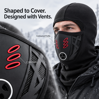 ❄️Unisex Fleece Winter Balaclava – Warmth for Head, Face & Neck