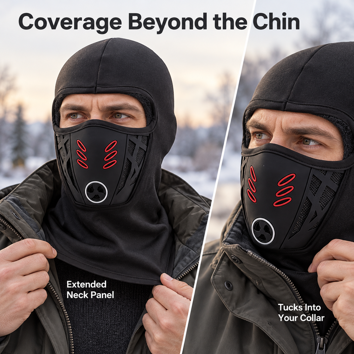 ❄️Unisex Fleece Winter Balaclava – Warmth for Head, Face & Neck