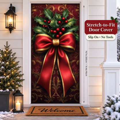 🎅Christmas Stretch Door Cover— Add a Little Christmas Wonder