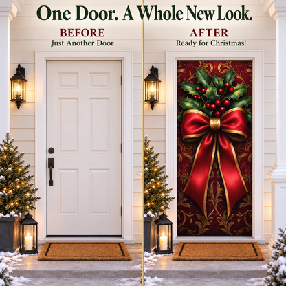 🎅Christmas Stretch Door Cover— Add a Little Christmas Wonder