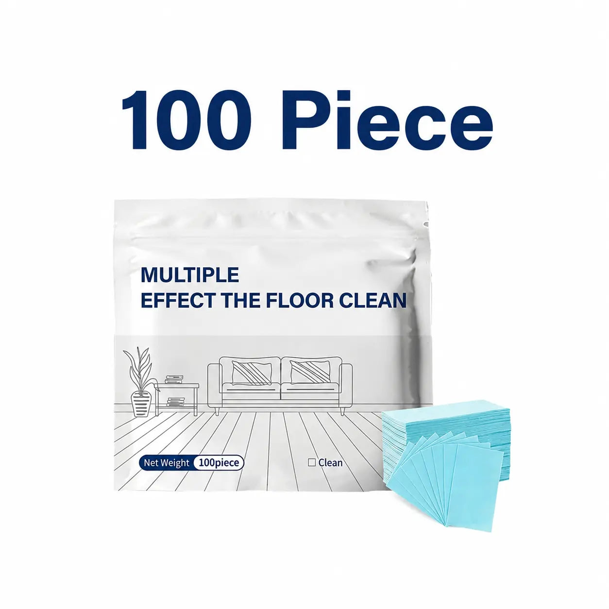 🔥100 Piece Multi-Surface Antibacterial Cleaner for Hardwood, Tile & Laminate