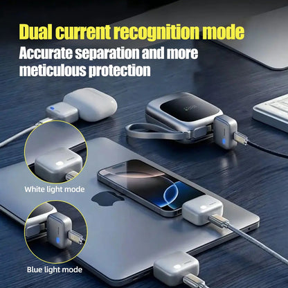 ⚡Smart Auto Stop Charging Protector🔋 - AI Auto Disconnect 140W Fast Charger | Overcharge Protection for iPhone & Android