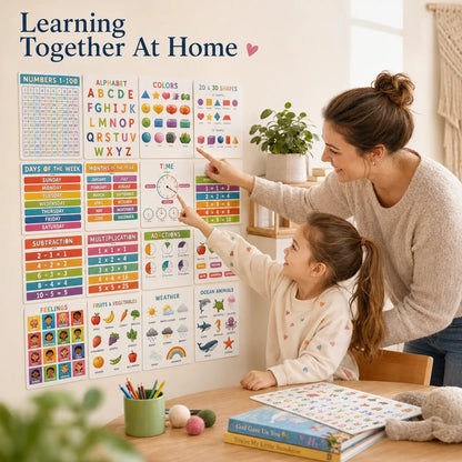 🔥Limited Time-50% OFF🔥🌈 Preschool Head Start Learning Kit – Fun Early Education Activities for Confident Little Learners