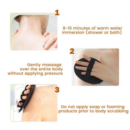 🔥Limited Time-50% OFF🔥Soft Silicone Shower Scrubber – Gentle Exfoliating Body Brush (4-Pack)