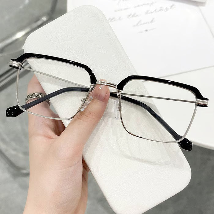 Silver Frame / 🥰 Free Eyeglass Case