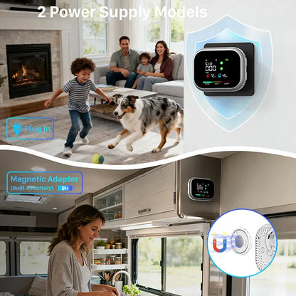 🔥Limited Time 50% OFF🔥6-in-1 Gas & CO Detector with Temp Humidity Monitor